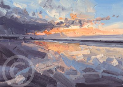 Painting about Reflections after a ThunderStorm by Chris Mcloughlin