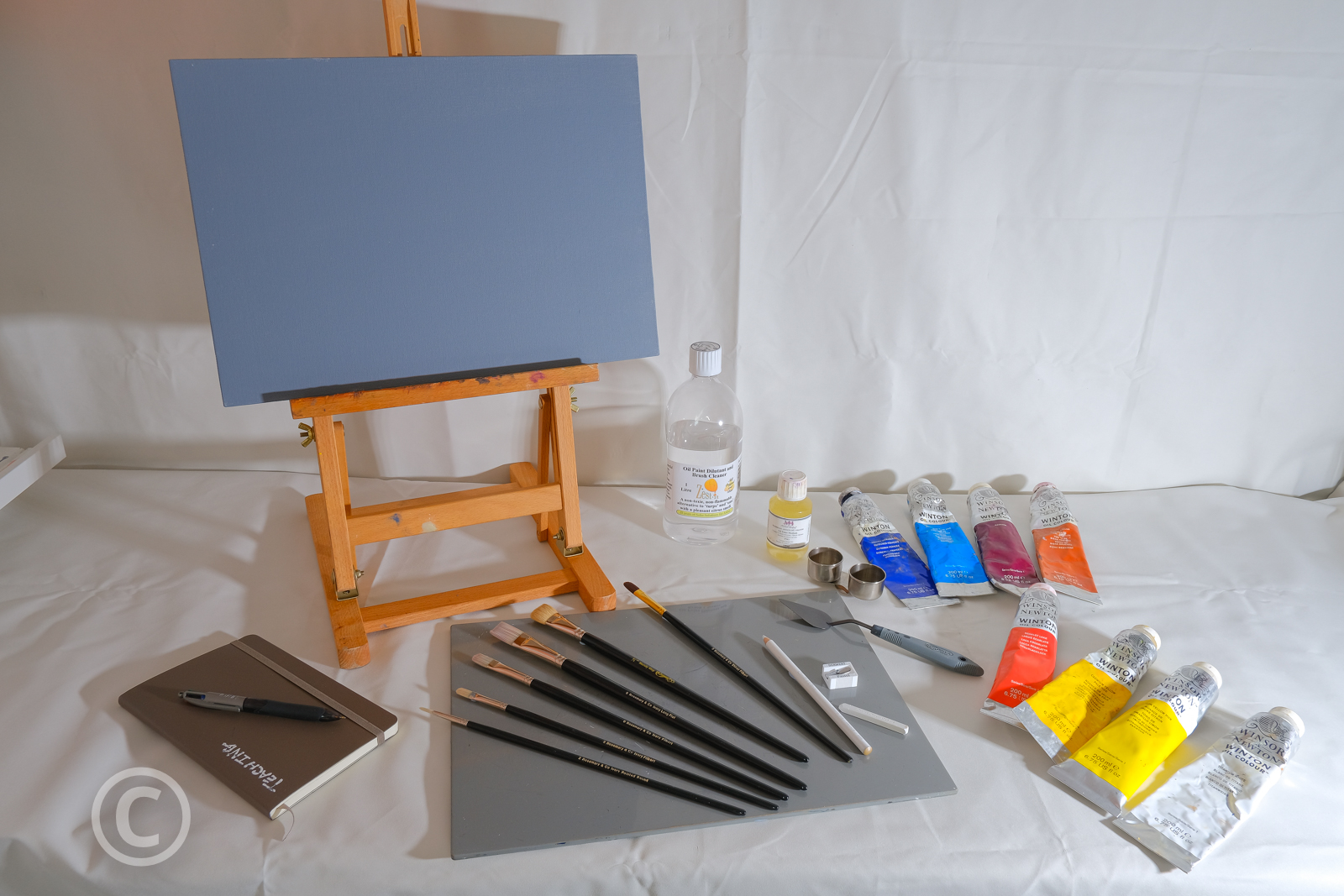 Materials Information Pack for Oil Painting Classes with Chris Mcloughlin